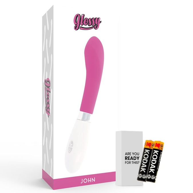 Glossy – John Vibrator Pink
