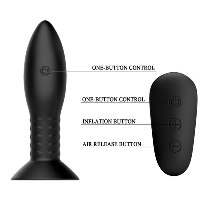 Mr Play – Plug with Black Rotating Balls Remote Control