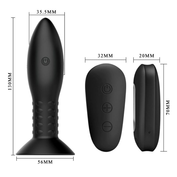 Mr Play – Plug with Black Rotating Balls Remote Control