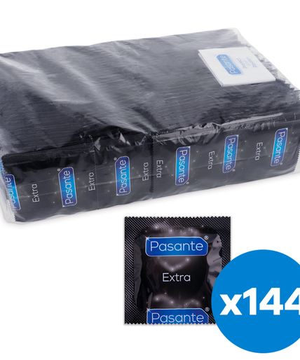 Pasante – Extra condooms 144 stuks