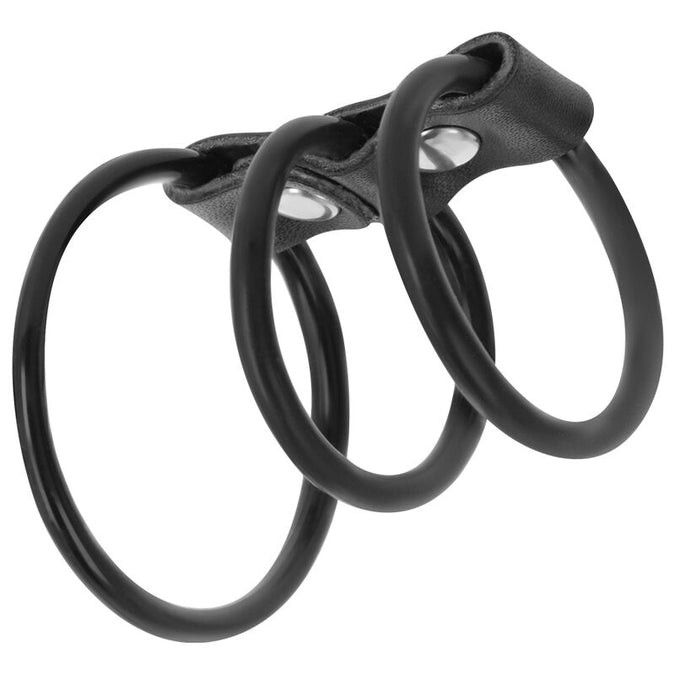 Darkness – Set aus 3 flexiblen Penisringen