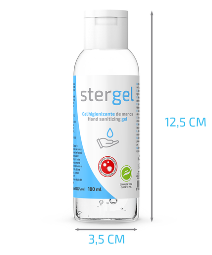 Stergel – Hydroalcoholic Hand Sanitizing Gel Aloe Vera 100ml