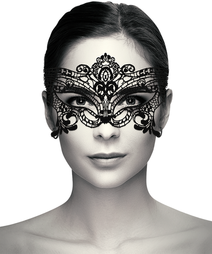 Coquette Chic Desire – Spitzenmaske Schwarz