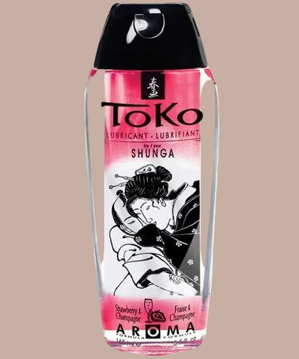 Shunga – TOKO Erdbeer- und Champagneraromatisiertes Gleitmittel 165ml
