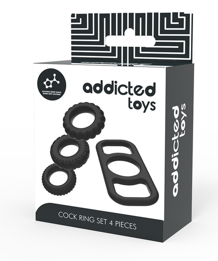 Addicted Toys – Cock Ring Set 4 Pieces