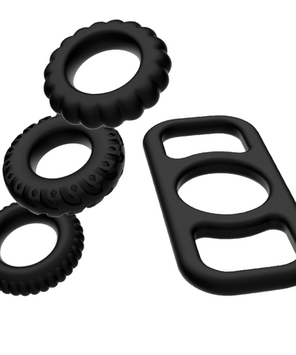 Addicted Toys – Cock Ring Set 4 Pieces