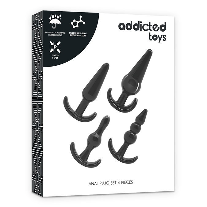 Pleasurements – Addicted Toys – Set 4 Analplugs