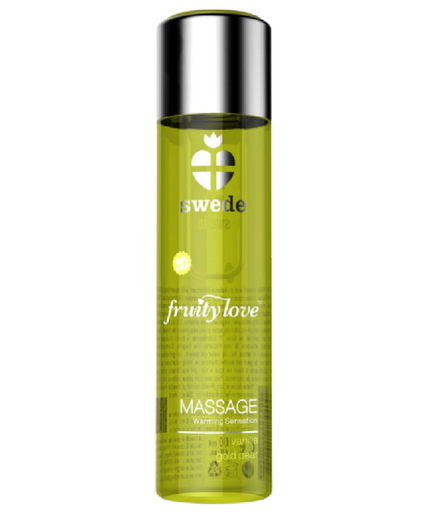 Swede – Fruity Love Warming Effect Massage Oil Vanilla And Gold Pear 120 Ml
