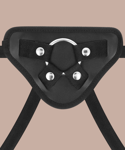 Delta Club – Speelgoedtuigje + Dong Roze Siliconen 20 cm – O – 4 cm