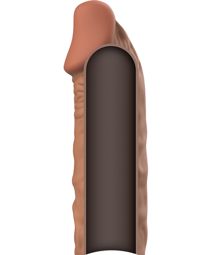 Virilxl – Liquid Silicone V5 Brown Penis Extension