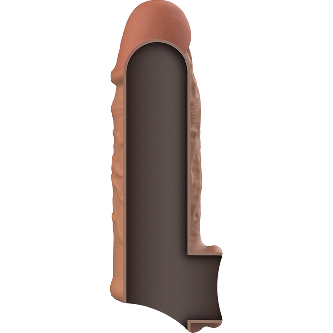 Virilxl – Liquid Silicone V7 Brown Penis Extension