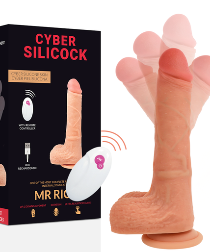 Cyber Silicock – Fernbedienung Realistischer Mr Rick 20,9 cm -Ø- 4 cm