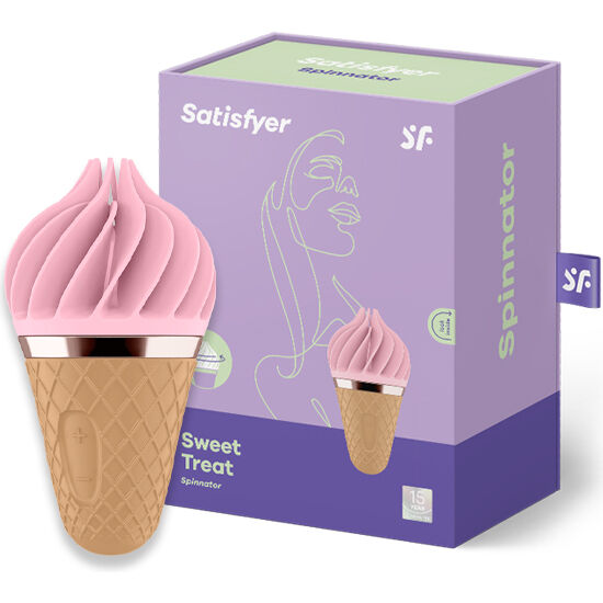 Satisfyer – Sweet Treat Spinnator Bruin & Roze