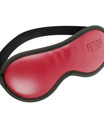 Fetish Submissive Dark Room – Vegane Leder-Maske mit Neopren-Futter