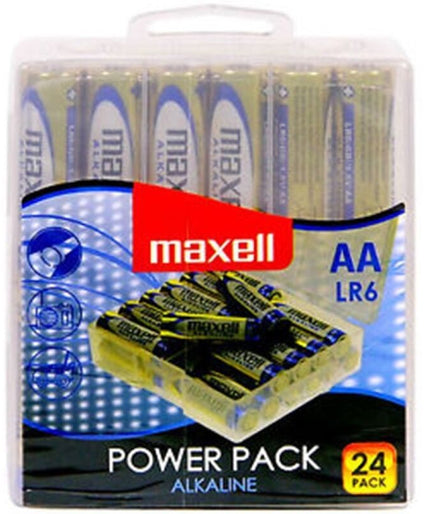Maxell – Alkaline Battery Aa Lr6 Pack * 24 Batteries