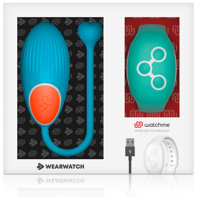 Wearwatch – Watchme Technology Fernsteuerbares Ei Blau / Aquamarin