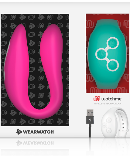 Wearwatch – Dual Technology Watchme Vibrator Fuchsia / Seawater