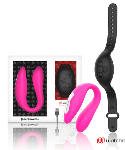 Wearwatch – Watchme Dual Technology Vibrator Fuchsia/Azabache 