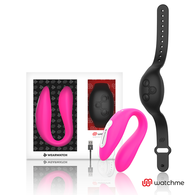 Wearwatch – Watchme Dual Technology Vibrator Fuchsia/azabache