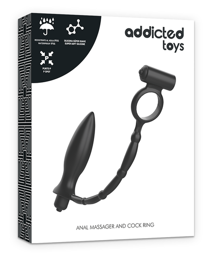 Addicted Toys – Anal Plug with Vibratory Ring