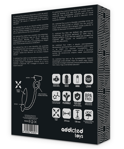 Addicted Toys – Anal Plug with Vibratory Ring