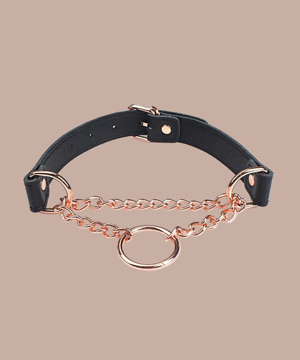 Liebe Seele Martingale Collar Black – front view
