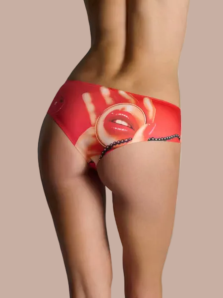 Maison Close – Comic Strip Hipster Panty Cherry Red
