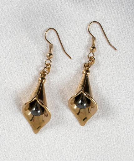 Sylvie Monthulé Arum Design Earrings Gold - Pleasurements