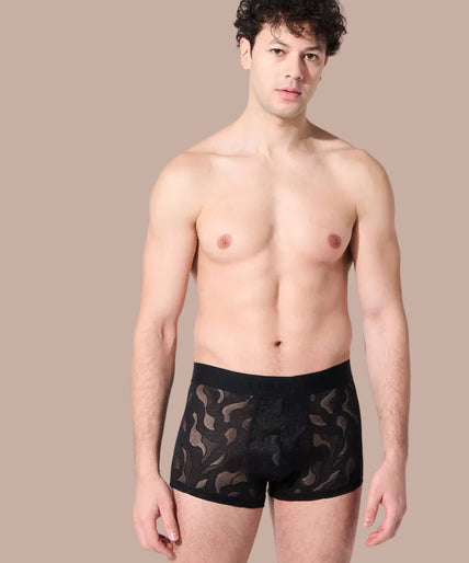 Atelier Amour – Herrenboxer Camouflage Schwarz