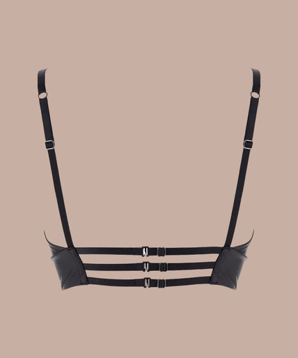 Maison Close Chambre Noir Bralette Black Dahlia - Pleasurements